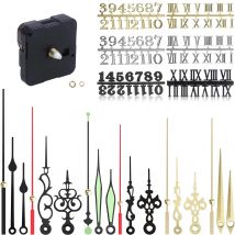 1 set completo di kit di riparazione quadrante orologio al quarzo, incluso movimento orologio al