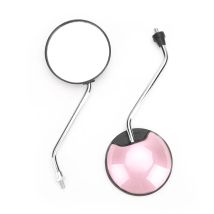 Universal Scooter Moped Spiegel 8mm Rosa für Vespa Piaggio Liberty 50-150cc