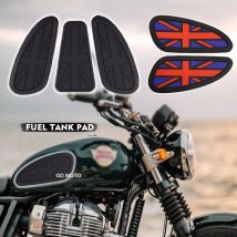 Motorrad Seite Tank pad Abdeckung Aufkleber Für Enfield Himalayan 450 452 Interceptor 650 Continental INT650 GT650 Thruxton 1200 R
