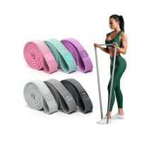 3pc long knitted tension band fitness band resistance band elastic band stretch band pull up training band