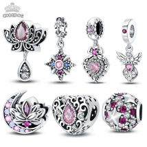 CODEDOG Neu in Silber Farbe Romantische Serie-Lotus Charm Fit 3MM Schlange Knochen Armband DIY Perlen Frauen Schmuck geburtstag Geschenk Heißer