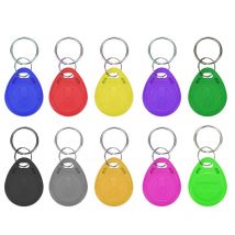 5YOA 10pcs 125KHz Read-Only RFID TK4100 EM4100 Proximity Keyfobs Smart Secure Door Entry Access Control ID Keychain Token Tag