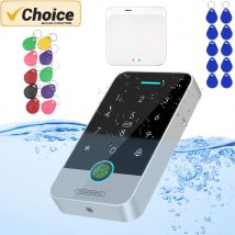 Regenfestes Bluetooth NFC Tuya App Outdoor-Zugangskontrolle: MF IC & EM ID RFID, Fingerabdruck, Tastatur für den Außenbereich, elektrisches Magnetschloss