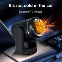 Auto Heizung geräuscharme Windschutz scheibe Defogging Demister Luft reinigung Windschutz scheibe Demister Defroster für Auto Camping Reisen Winter