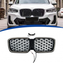 Passend für 2022-2024 X3 BMW G01 Meteor Modell leuchtender LED-Kühlergrill
