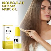 Ätherisches Haarpflegeöl – Verbessert trockenes, geschädigtes Haar vor Hitze, Styling und Färbung, stärkt das Haar, nährt für Glätte