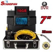 SYANSPAN 16 GB DVR/WiFi 30/50/100/200 m Rohrinspektionskamera 7"/9" HD 1000TVL wasserdicht IP68 Abflusskanalisation Industrieendoskop
