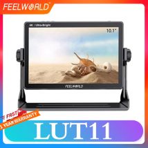 Feelworld LUT11 Monitor HDR video DSLR da 10,1 pollici 2000nit ultra alto luminoso 4K HDMI Daylight con touch screen Nuovo menu UI