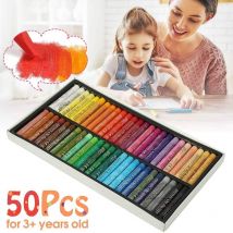 12/25/50 Oil Pastel Soft Stick 오일파스텔 Children Artist Professional Painting Drawing Graffiti Art Crayons Washable Round Non Toxic