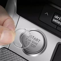 Für Audi A6L C8 A4L A3L A5 8W6 A7 4K Q3 8U F3 Q5 8R Q7 4M A8L Q8 A7L A6 C8 Auto Ein-Klick-Start Schutz Film Taste Aufkleber