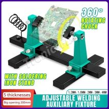 Hochwertiger Motherboard-Halter, 360-Grad-Drehung, verstellbare PCB-Schweißhalterung, Hilfsspannwerkzeug, robuste Grundplatte