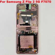 AMOLED 6.7" Original For Samsung Z Flip 1 4G LCD F700 Display Touch Screen Replacement For Samsung Z Flip 2 5G LCD F7070 Display