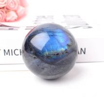 Natürliche Kristall Labradori polierte Kristall kugel Reiki Heils tein Home Dekoration Energie Ball Mineral Meditation Ornament Geschenk