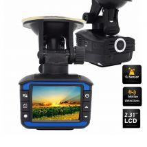 2025 Videocamera per cruscotto per auto Videoregistratore VGR-3 Peluche 2 in 1 Rilevatore Rad Obiettivo da 150 gradi Versione russo inglese in lingua