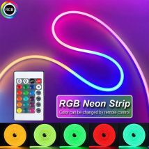RGB Neon LED Streifen Lichter USB 5V Streifen IP65 Wasserdichte Steuerung Led Flexible Diode Dekoration Für Home Wohnzimmer decor Beleuchtung