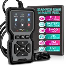 OBD2-Scanner-Diagnosetool, Fahrzeugprüfung von Motorkodelesern mit Reset- und I/M-Bereich, Auto-OBDII/EOBD-Diagnose-Scan-Tool