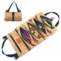 Canvas Motorcycle Tool Bag Roll Tool Roll Multi-Purpose Tool Roll Up Bag Hand Repair Tool Storage Bag toolkits