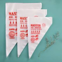 100 Stück dicke Einweg-Spritzbeutel zum Selbermachen, Kuchen, Creme, Dekoration, Spritzbeutel, Spritzbeutel, Backzubehör, Spritzhüllen