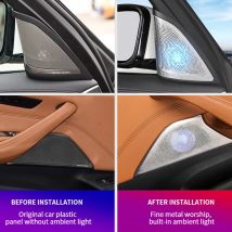 LED-Licht abdeckung für Tür Mittel töner verlustfreie Klang qualität Hifi-Musik Stereo-Lautsprecher Leucht horn BMW G30, 5-Serie, neu