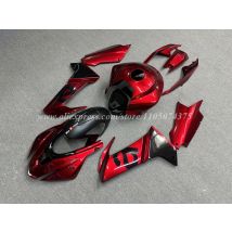 Neues ABS-Motorradverkleidungsset, passend für Aprilia RS660 660 2020 2021 2022 2023, Karosserieset, Rot, Schwarz + Tankabdeckung + Sitzverkleidung