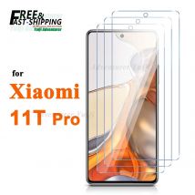 Displayschutzfolie für Xiaomi 11T Pro, gehärtetes Glas, 9H HD, hohes Aluminium, klares, transparentes Gehäuse, freundlich
