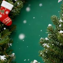 5/10Pcs Artificial Plants Christmas Tree Home Room Table Decor Accessories Wedding Outdoor Yard Garden Flowers Wreath Accessori