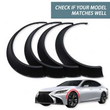 4 Teile/satz Universal Flexible Auto SUV Off-road Fender Flare Radlauf Schutz Verbreitert Dekorative Rad Augenbraue Kotflügel