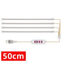 1/2/3/4 köpfe Indoor Pflanze LED Wachsen Licht Streifen Rohr USB Volle Spektrum Phyto Lampe Dimmbare timer Sämlinge Gemüse Blume Wachsen Lampe
