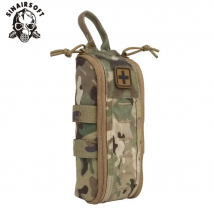 Taktisches Erste-Hilfe-Set, leere medizinische Tasche, IFAK-Pack, Rapid Deploy Pull Tab, MOLLE Clip, YKK-Reißverschluss, Camping, Wandern, Notfalltasche