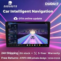 DUDUAUTO EU DUDU7 DUDU 7 A7870 AKM7739 Bezprzewodowy Carplay 9/9.5/10/10.36 calowy Android 13 Radio Samochodowe Multimedialne GPS Stereofoniczna Jednostka Główna