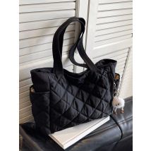 Freizeit große Kapazität Daunen gepolsterte Jacke Einkaufstasche Mode Umhängetasche tragbare Handtasche Reisetasche, Damen Umhängetasche