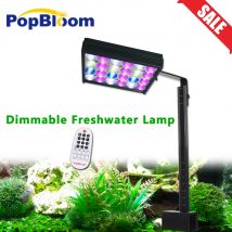 PopBloom-Timer illuminazione a LED per acquario, lampada per acquario a LED d'acqua dolce per acquario piantato, 30W, alba, tramonto