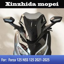 Für HONDA NSS 125 Forza 125 Forza 125 NSS 125 Sport Motorrad Zubehör Windschutzscheibe Windschutz Windabweiser Visier Viser Grau