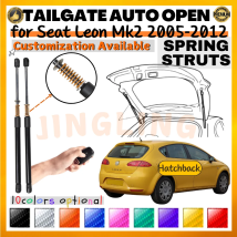 Menge (2) Kofferraumstreben mit Feder für Seat Leon Mk2 5-türiger Schrägheck 2005–2012, Kofferraumdämpfer für die Heckklappe, Hebeunterstützung, Stoßdämpfer
