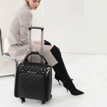 Business gepäck tasche PU luxus trolley koffer Koreanische version tragen auf mini trolley tasche internat mode reise koffer 16 zoll