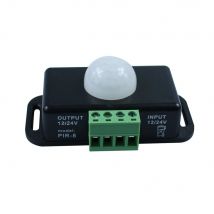 DC12V 24V Sensore PIR LED Sensore di movimento Interruttore Temporizzatore di movimento Funzione Segnale di controllo Controller PIR Strisce LED Illuminazione
