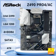 Scheda madre Asrock Z490 PRO4/AC Scheda madre Intel Z490, supporto LGA 1200 i5-10400F i7-10700F