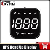 New GPS Smart G4S Large Font Head Up Display Car LED GPS HUD Multifunctional Speed MPH KMH Compass Speedometer USB Powered