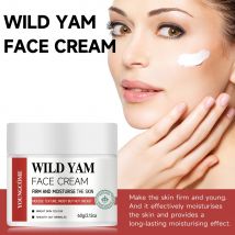 YOUNGCOME Anti-Aging-Wild-Yam-Creme mit Yam-Extrakt, geeignet für alle Hauttypen, beruhigende und feuchtigkeitsspendende Hautpflege für Frauen
