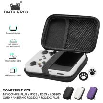 Data Frog dla R36S Etui Retro Video Game Bags EVA Cover Case dla RG35XX R35S Miyoo Mini Plus Founded Protective Bag