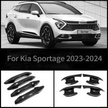 Per KIA Sportage LHD 2023 2024 2025 Nuova Fibra di Carbonio Cromata Maniglia Della Porta Dell'automobile Copertura Trim Adesivo Accessori Per Lo Styling