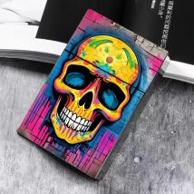 Horror Kreativer Stil Totenkopf Grober Zigarettenschachtel für 8 mm 20 Stück große Kapazität Zigarettenhalter Halloween Dekor Rauchergadgets