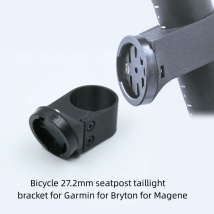3D-Carbonfaser bedruckte Fahrrad-Sattelstützen-Rücklichthalterung für Garmin für Magene für Bryton 27,2 mm Sattelstützen-Rücklichtadapter