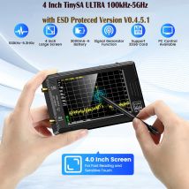 Spectrum Analyzer TinySA ULTRA With 4" Display 100kHz to 5.3GHz with 32GB Card Version V0.4.5.1