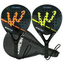 Der neue Padelschläger Paddelschläger 100 % Kohlefaser EVA elastischer Memory-Schaumkern Tennisschläger Padelschläger aus Kohlefaser