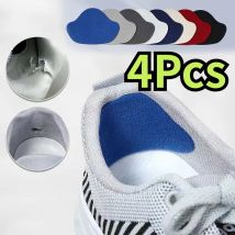 4 pezzi adesivi per riparazione scarpe sportive protezione per tallone in pelle scamosciata fori di riparazione antiusura toppe autoadesive solette pad inserto per la cura del piede