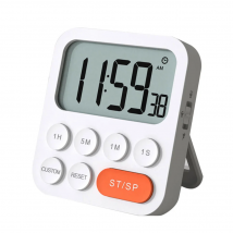 Nuovo timer digitale LCD formato 12/24 ore display casa cucina magnetica cottura cottura conto alla rovescia cronometro studio timer per dormire