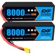Batteria Lipo DXF 3S 8000mAh 11.4V 130C HV con custodia rigida XT90 per 1/8 Buggy Truggy Offroad Car Boat Truck Aereo UAV RACIN