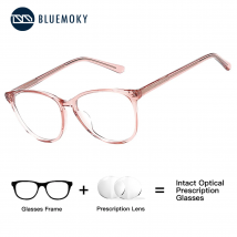 BLUEMOKY Damen-Brille mit hübschem Schmetterlingsmotiv, Acetat, Minus-Korrektur, ästhetische Brille, Anti-Blaulicht, photochrom, progressive Gläser