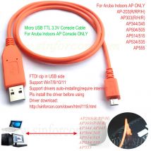 Aruba Orange Micro-USB-Kabel WiFi AP 345 505 515 535 APIN 0305 0555 Konfigurationskabel AP-CBL-SERU JY728A uUSB-Konsolenkabel